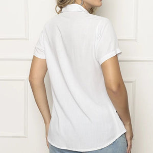 Blusa-Feminina-Social-Chique-Branca-Manga-Curta-1