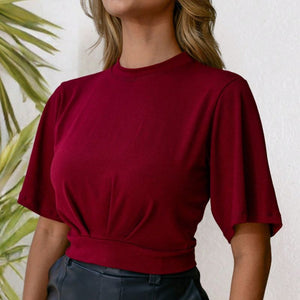 Blusa_Feminina_Social_Chique_Manga_Curta_Fashion_Iris_4