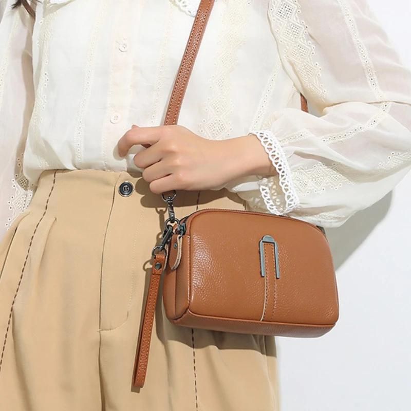 Bolsa Feminina Transversal De Couro