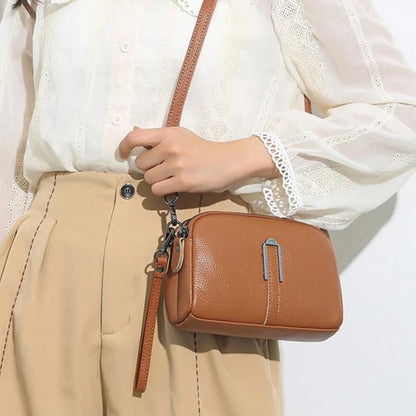 Bolsa Feminina Transversal De Couro