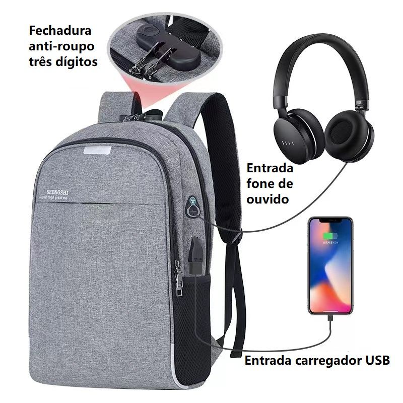 Bolsa Mochila Feminina Notebook Executiva